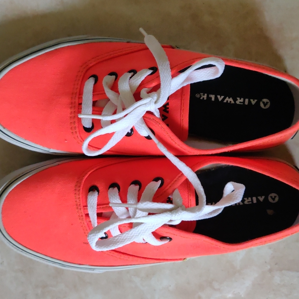 Neon Orange Airwalk Sneakers